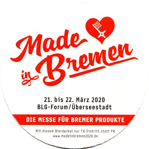 bremen hb-hb freie rund 1b (215-made in bremen-schwarzrot)